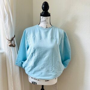 Fila Womens Midweight French Terry Crewneck Long Sleeve Sweatshirt